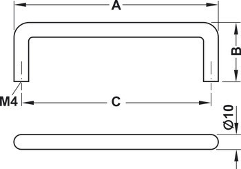Madlo, Häfele Déco, nerez