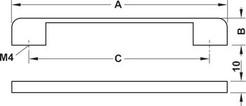 Madlo, Häfele Déco, nerez