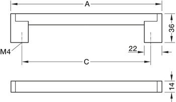 Madlo, Häfele Déco, ocel