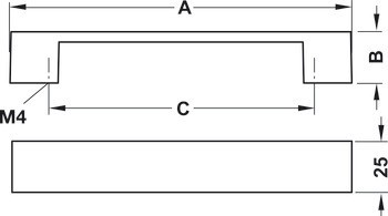 Madlo, Häfele Déco, zinková slitina