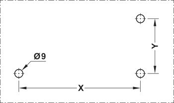 Madlo sprchových dveří s věšákem na ručníky, Kulatá