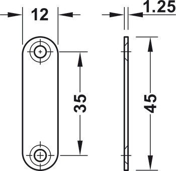 Magnetická záskočka, přídržná síla 3,0–4,0/4,0–5,0 kg, k přišroubování, hranatá