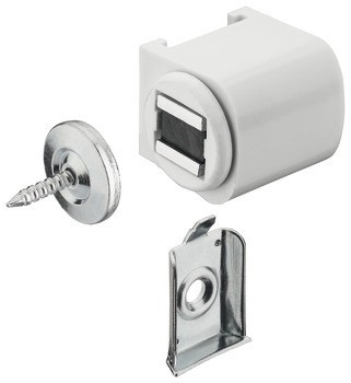 Magnetická záskočka, přídržná síla 3,0 kg, k přišroubování včetně nebo bez podložky k přišroubování, kulatý