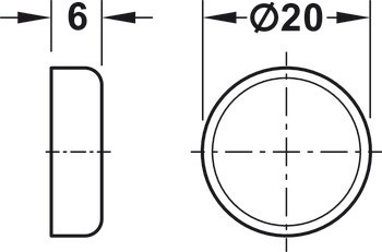 Magnetická záskočka, přídržná síla 3,0 kg nebo 4,0 kg, k nalepení, pro kovové skříně