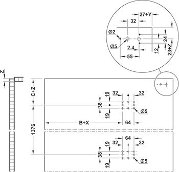 Mechanismus otevírání dveří, Motion 40/50 FB, pro dřevěné dveře