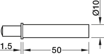 Mechanismus tlumeného zavírání pro dveře, Blumotion, montáž na straně úchytky