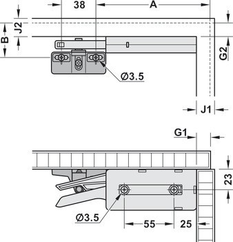 Mechanismus tlumeného zavírání pro dveře a záskočka, Pro plně naložené, polonaložené a vložené dveře