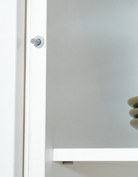 Mechanismus tlumeného zavírání pro dveře, Metalla 510, k nasunutí do bočního panelu naproti straně závěsů