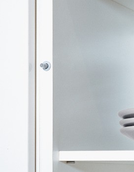 Mechanismus tlumeného zavírání pro dveře, Metalla 510, k nasunutí do bočního panelu naproti straně závěsů