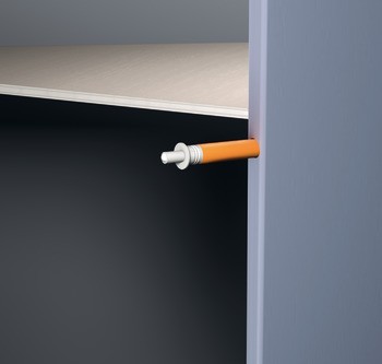 Mechanismus tlumeného zavírání pro dveře, Metalla 510, k nasunutí do bočního panelu naproti straně závěsů