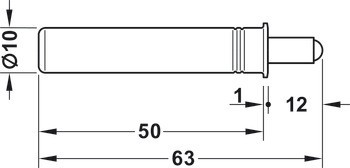 Mechanismus tlumeného zavírání pro dveře, Smove, k nasunutí na horní panel nebo základní panel
