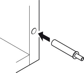 Mechanismus tlumeného zavírání pro dveře, Smove, pro montáž do/na horní panel nebo základní panel na straně závěsů