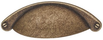 Misková úchytka, Häfele Déco, zinková slitina