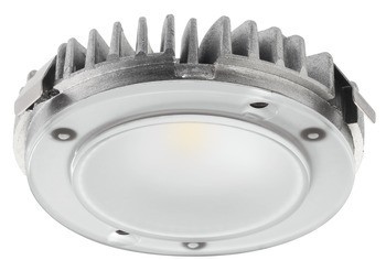 Modul svítidla, Häfele Loox LED 2091, 12 V, modulární, 3pólové (multi-white), vrtaný otvor ⌀ 58 mm, hliník