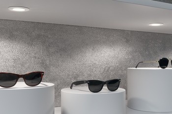 Modul svítidla, Häfele Loox LED 2091, 12 V, modulární, 3pólové (tunable white), průměr vrtaného otvoru 58 mm, hliník