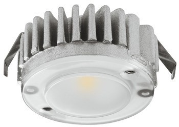 Modul svítidla, Häfele Loox5 LED 2040, 12 V, modulární, 2pólové (jednobarevné), vrtaný otvor ⌀ 35 mm, hliník