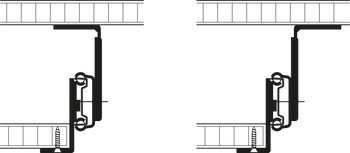 Montážní konzole, Accuride 633, pro kuličkové výsuvy