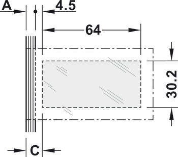 Montážní podložka, K nalepení
