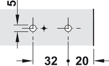 Montážní podložka, Ocel, k přišroubování předmontovanými speciálními šrouby a rozpěrnými hmoždinkami