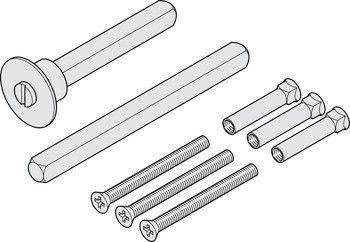 Montážní sada pro dlouhý štít, Pro FSB WC sady klik se čtyřhranem 8 mm a WC čtyřhranem 8 mm, model 05 0567 20802 0000