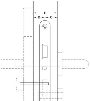 Montážní sada, Pro dveřní terminál Dt 700 a Dt 710