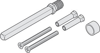 Montážní sada pro krátký štít, Pro FSB PZ výměnné sady s adaptérem čtyřhranu, M12, 8 mm