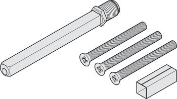Montážní sada s adaptérem čtyřhranu, Startec