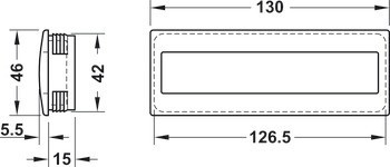 Mušle, Plast, k nalepení