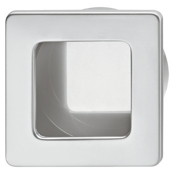 Mušle, zinková slitina, k nalepení, čtvercová, Häfele Déco