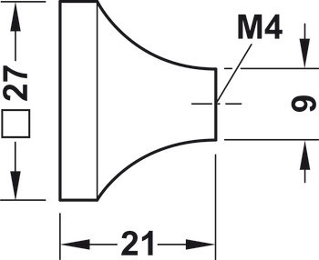Nábytková knobka, Häfele Déco