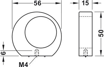 Nábytková knobka, Nábytková knobka, Trend, Häfele Déco, H2150