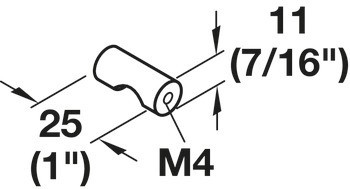 Nábytková knobka, Timeless, Häfele Déco
