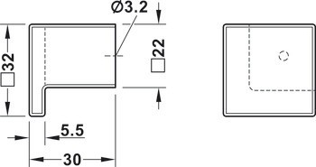 Nábytková knobka, Timeless, Hewi