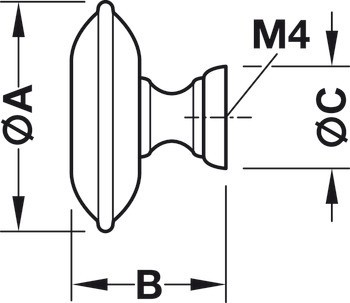Nábytková knobka, Häfele Déco