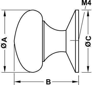 Nábytková knobka, Häfele Déco