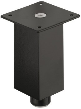 Nábytková noha, Hliník, s deskou (ocel nebo hliník), s nastavením výšky