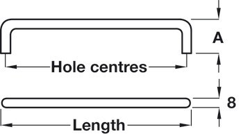 Madlo, Häfele Déco, ocel