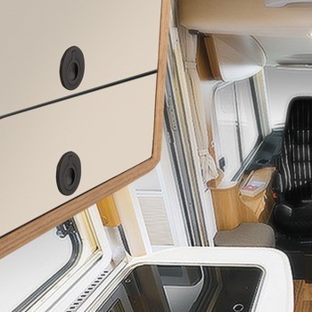 Nábytková úchytka, lodní design, mosaz, pro sklápění, Häfele Déco