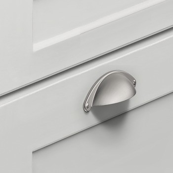 Nábytková úchytka, misková úchytka, zinková slitina, Häfele Déco