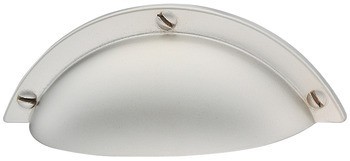 Nábytková úchytka, misková úchytka, zinková slitina, půlkulatá, Häfele Déco