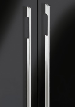 Nábytková úchytka, prstová úchytka, hliník, Häfele Déco