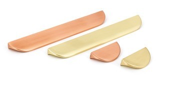 Nábytková úchytka, prstová úchytka, zinková slitina, Häfele Déco