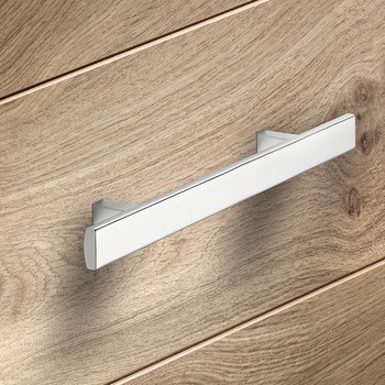 Nábytková úchytka, úchytka se soklem, hliník, Häfele Déco H1555