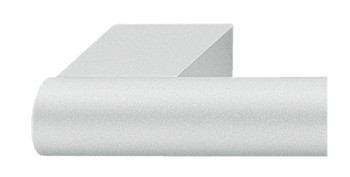 Nábytková úchytka, úchytka se soklem, hliník, kulatá, hranatý sokl, Häfele Déco