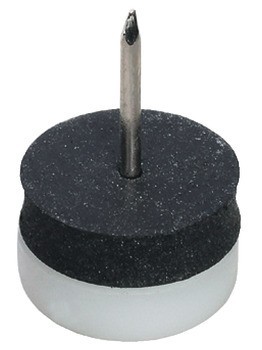 Nábytkový kluzák, plast, výška 10 mm