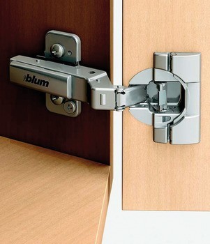 Nábytkový závěs 30°, Blum Clip Top Blumotion 95°, pro rohové skříňky se zarovnanou přední stranou