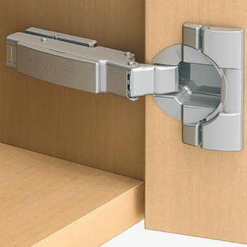 Nábytkový závěs, Blum Clip Top 110°, plně naložená montáž, naložení dveří až 20 mm, včetně nebo bez automatické zavírací pružiny