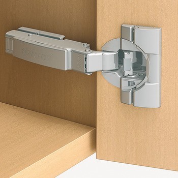 Nábytkový závěs, Blum Clip Top Blumotion 110°, plně naložená montáž