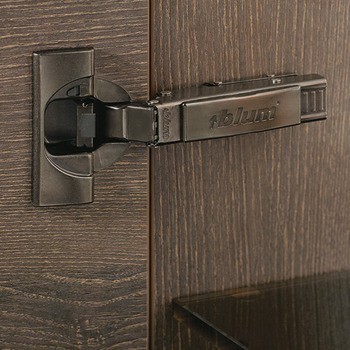 Nábytkový závěs, Blum Clip Top Blumotion 110°, vložená montáž