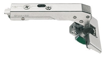 Nábytkový závěs, Grass Tiomos 110°, pro aplikace do slepého rohu, vložená montáž